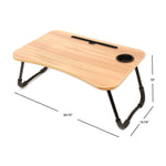 Load image into Gallery viewer, Home Basics Contoured Bed Tray with Media Slot and Cup Holder $15 EACH, CASE PACK OF 8
