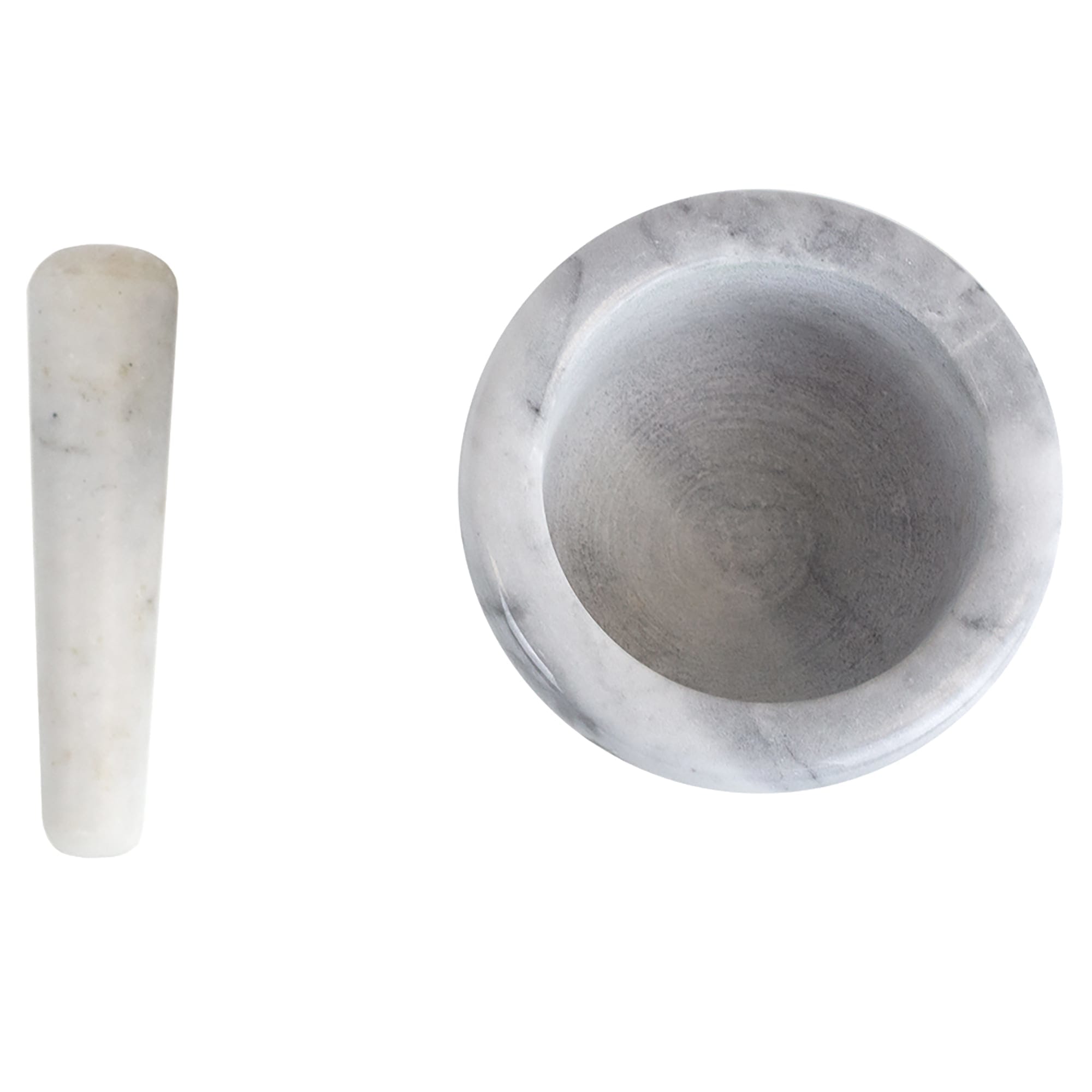 Thunder Group Marble Mortar and Pestle Set 4inch 