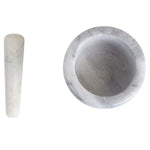 Load image into Gallery viewer, Home Basics Marble Mortar and Pestle, White $6.00 EACH, CASE PACK OF 12
