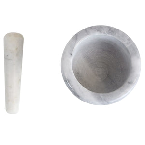 Home Basics Marble Mortar and Pestle, White $6.00 EACH, CASE PACK OF 12