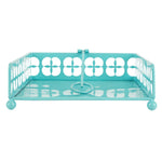 Load image into Gallery viewer, Home Basics Turquoise Collection Trinity Flat Napkin Holder, Turquoise $6.00 EACH, CASE PACK OF 12
