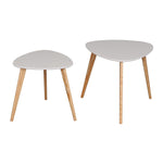 Load image into Gallery viewer, Home Basics 2 Piece Side Table Set $30.00 EACH, CASE PACK OF 1
