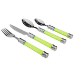 Load image into Gallery viewer, Home Basics 20 Piece Flatware Set with Caddy - Assorted Colors
