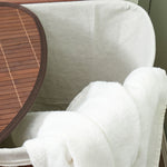 Load image into Gallery viewer, Home Basics Folding Corner Bamboo Hamper with Liner, Brown $15.00 EACH, CASE PACK OF 6
