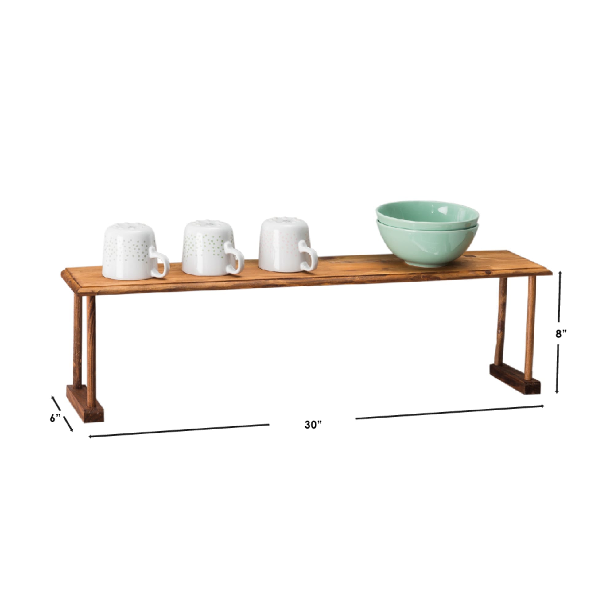 Home Basics Space-Saving Pine Wood Over the Sink Multi-Use Shelf $5.00 EACH, CASE PACK OF 6