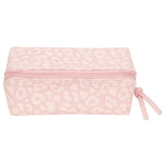 Load image into Gallery viewer, Home Basics Leopard Zippered Cosmetic Accessory Case, Pink $5.00 EACH, CASE PACK OF 12
