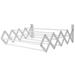 Load image into Gallery viewer, Home Basics Wall-Mounted Steel Accordion Drying Rack, Grey $20 EACH, CASE PACK OF 4
