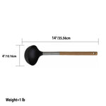 Load image into Gallery viewer, Home Basics Winchester Collection Scratch-Resistant Rubber Ladle, Natural $2.00 EACH, CASE PACK OF 24
