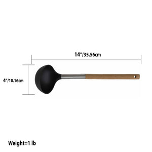Home Basics Winchester Collection Scratch-Resistant Rubber Ladle, Natural $2.00 EACH, CASE PACK OF 24
