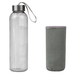 Load image into Gallery viewer, Home Basics Glass Travel Bottle with Insulator - Assorted Colors
