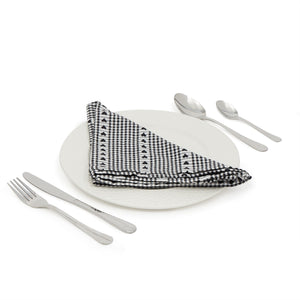 Home Basics Piper 16 Piece Stainless Steel Flatware Set, Silver $8.00 EACH, CASE PACK OF 12