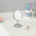 Load image into Gallery viewer, Home Basics Mini Double Sided Cosmetic Mirror, Silver $6 EACH, CASE PACK OF 12
