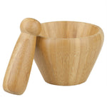 Load image into Gallery viewer, Home Basics Bamboo Mortar and Pestle $8.00 EACH, CASE PACK OF 12
