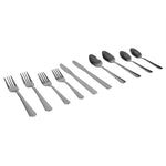 Load image into Gallery viewer, Home Basics Elle 20 Piece Stainless Steel Flatware Set, Silver $8.00 EACH, CASE PACK OF 12
