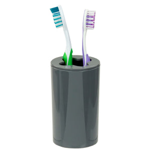 Home Basics Plastic Toothbrush Holder - Assorted Colors