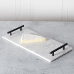 Load image into Gallery viewer, Sophia Grace Marble Serving Tray, White/Black $10.00 EACH, CASE PACK OF 4
