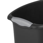 Load image into Gallery viewer, Sterilite 3 Gallon/11.4 Liter Wastebasket Black $5.00 EACH, CASE PACK OF 6
