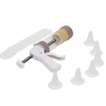 Load image into Gallery viewer, Home Basics Cookie Press with Cookie Discs and Decorating Tips $6 EACH, CASE PACK OF 8
