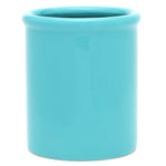 Load image into Gallery viewer, Home Basics Glazed Ceramic Utensil Crock, Turquoise $6.00 EACH, CASE PACK OF 6
