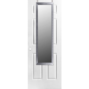 Home Basics Over The Door Mirror, Silver $12.00 EACH, CASE PACK OF 6