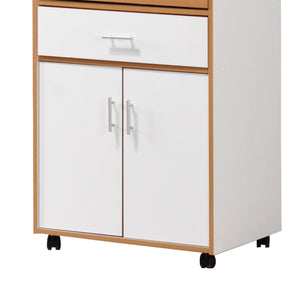 Home Small  Wood Microwave Cart, White $80.00 EACH, CASE PACK OF 1