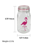 Load image into Gallery viewer, Home Basics Coastal Collection 51 oz. Glass Jar - Assorted Colors
