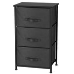 Load image into Gallery viewer, Home Basics 3 Drawer Storage Organizer, Black $45.00 EACH, CASE PACK OF 1
