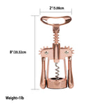 Load image into Gallery viewer, Home Basics Nova Collection Zinc Cork Screw, Rose Gold $6.00 EACH, CASE PACK OF 24
