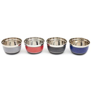 Home Basics Speckled 1.5 Qt Stainless Steel Mixing Bowl with Non-Skid Bottom - Assorted Colors