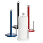 Load image into Gallery viewer, Home Basics Powder Coated Steel Paper Towel Holder - Assorted Colors
