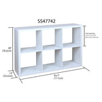 Load image into Gallery viewer, Home Basics 6 Open Cube Organizing Storage Shelf, White $100 EACH, CASE PACK OF 1
