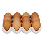Load image into Gallery viewer, Home Basics 12 Compartment Ceramic Egg Tray, White $5.00 EACH, CASE PACK OF 12
