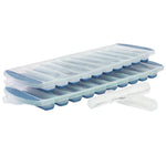 Load image into Gallery viewer, Home Basics Ultra-Slim Plastic Pop-Out Ice Cube Tray, (Pack of 2), Blue - Assorted Colors
