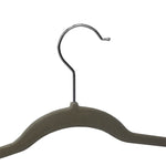 Load image into Gallery viewer, Home Basics Non-Slip Velvet Hangers With Adjustable Metal Clips, (Set of 5), Grey $5 EACH, CASE PACK OF 12
