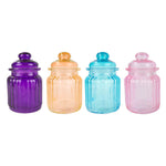 Load image into Gallery viewer, Home Basics 8 oz Mini Glass Party Favor Jar - Assorted Colors
