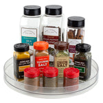 Load image into Gallery viewer, Home Basics Smooth Spin Non-Skid Plastic Lazy Susan, Clear $4.00 EACH, CASE PACK OF 12
