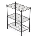 Load image into Gallery viewer, Home Basics 3 Tier Steel Wire Shelf, Black $30.00 EACH, CASE PACK OF 1
