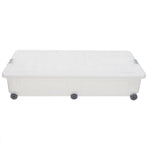 Load image into Gallery viewer, Home Basics 45L Under The Bed Storage Box with Wheels, Clear $25 EACH, CASE PACK OF 6
