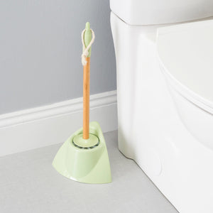 Home Basics Bamboo Collection Toilet Brush Holder Set, Green $4.00 EACH, CASE PACK OF 12