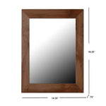 Load image into Gallery viewer, Home Basics Wall Mirror, Mahogany $5.00 EACH, CASE PACK OF 6
