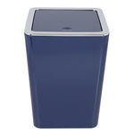 Load image into Gallery viewer, Home Basics Skylar Swing Top 3 Lt ABS Plastic Waste Bin, Navy $10.00 EACH, CASE PACK OF 4
