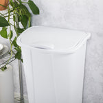 Load image into Gallery viewer, Sterilite 11 Gallon / 42 Liter SwingTop Wastebasket White $12.00 EACH, CASE PACK OF 6
