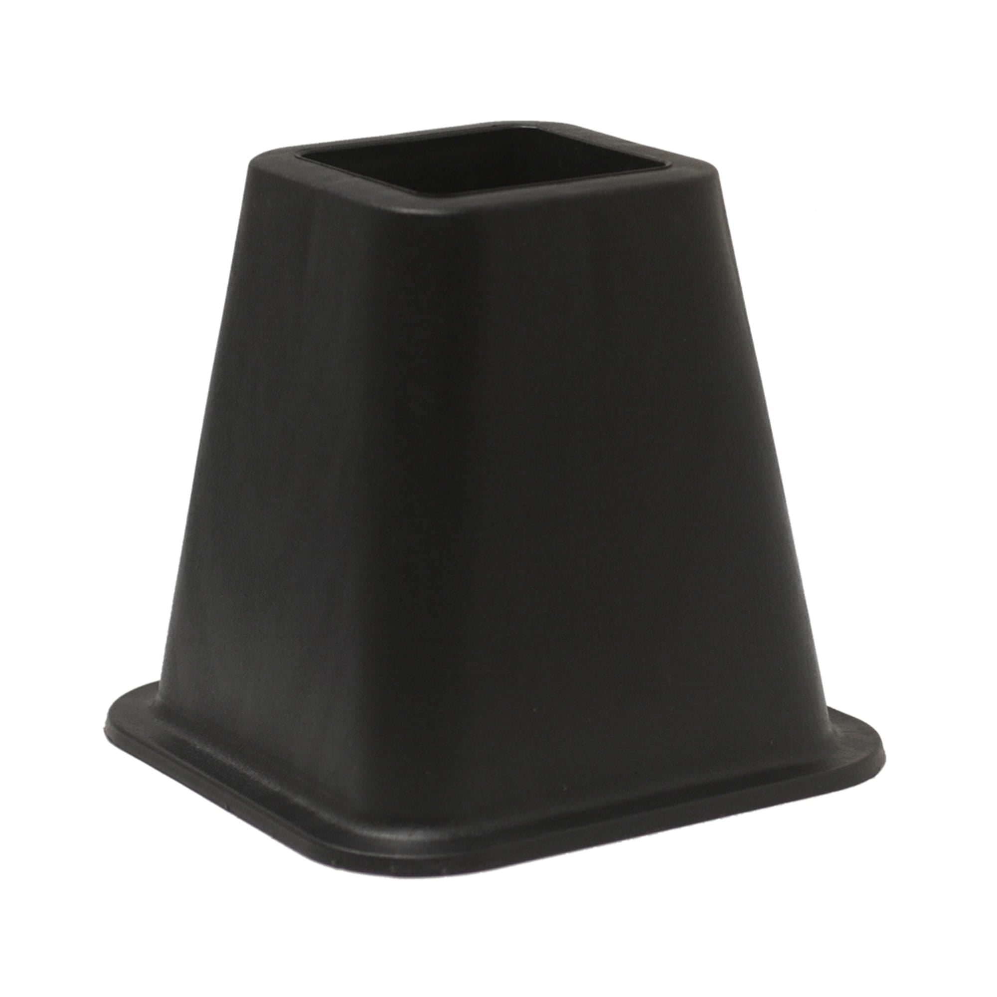 Home Basics 4 Piece Plastic Bed Risers, Black $6.00 EACH, CASE PACK OF 12