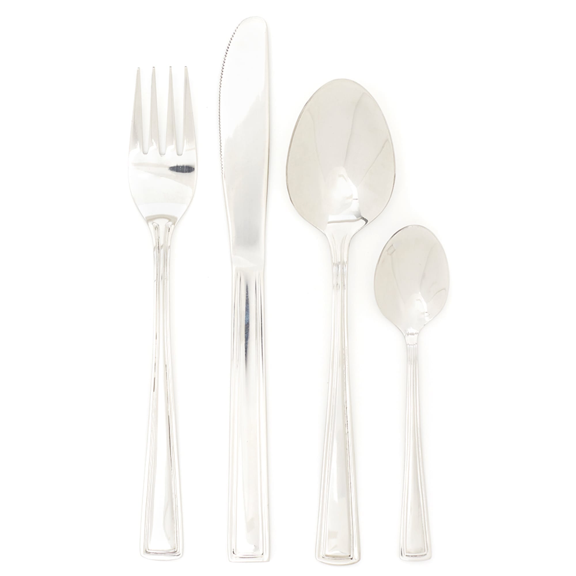 Home Basics Royal 16 Piece Stainless Steel Flatware Set $8.00 EACH, CASE PACK OF 12