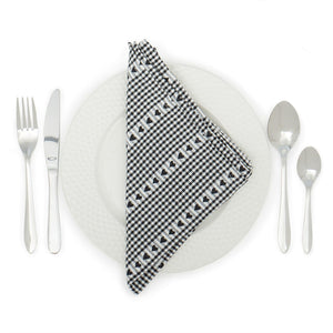 Home Basics Sleek 16 Piece Stainless Steel Flatware Set, Silver $8.00 EACH, CASE PACK OF 12