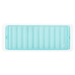 Load image into Gallery viewer, Home Basics 11 Compartment Slim Plastic Stackable Ice Cube Tray with Snap-on Cover, Blue $2.00 EACH, CASE PACK OF 12
