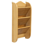 Load image into Gallery viewer, Home Basics 3-Tier Bamboo Letter Rack $6.00 EACH, CASE PACK OF 12
