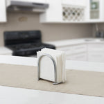Load image into Gallery viewer, Home Basics Simplicity Collection Napkin Holder, Satin Chrome $4.00 EACH, CASE PACK OF 12
