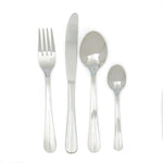 Load image into Gallery viewer, Home Basics Piper 16 Piece Stainless Steel Flatware Set, Silver $8.00 EACH, CASE PACK OF 12
