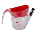 Load image into Gallery viewer, Home Basics 2 Cup Plastic Fat Separator Easy Grip Handle, Red $4.00 EACH, CASE PACK OF 12
